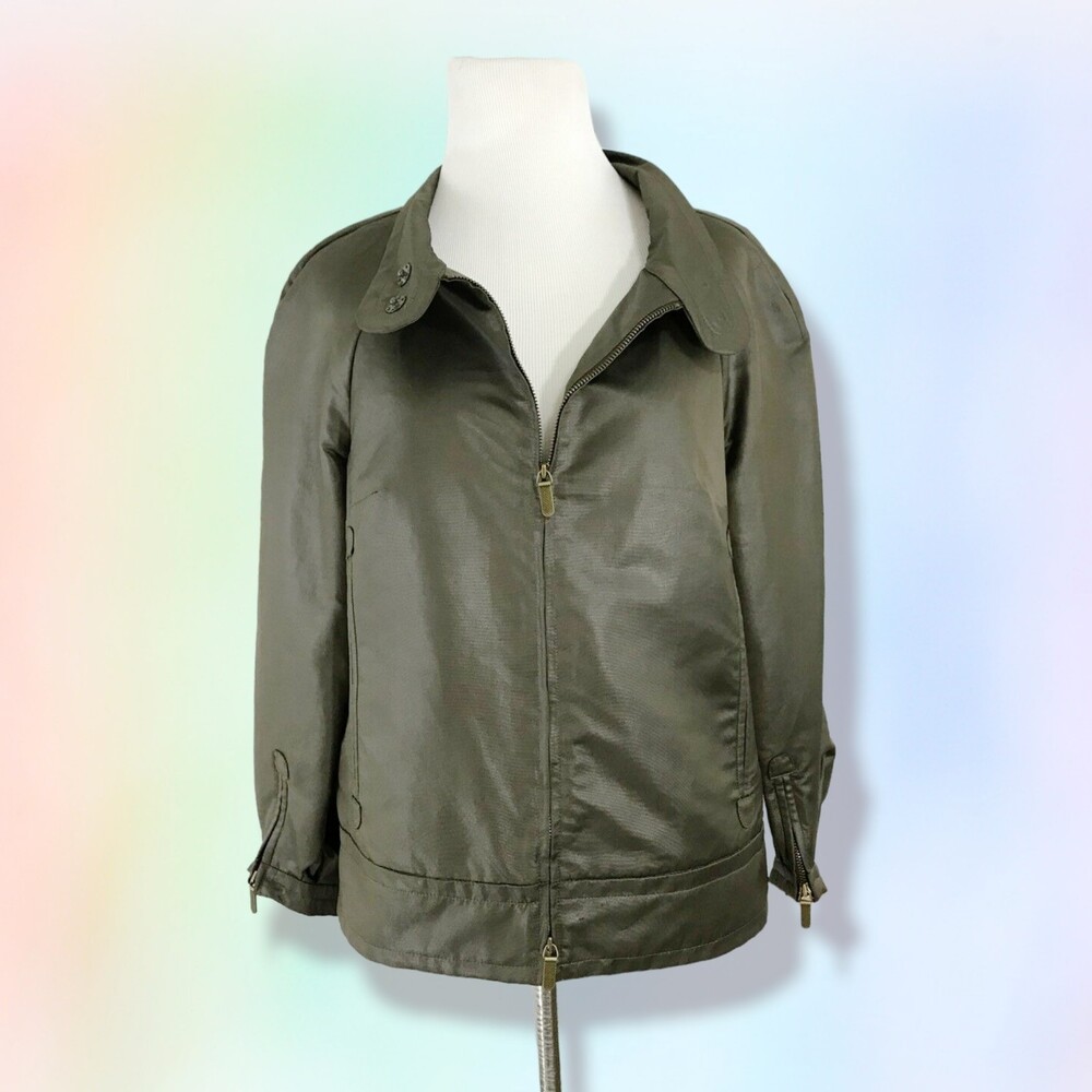 PER SE JACKET 4 SHORT BLAZER NWT $485 3/4‎ sleeve Biker